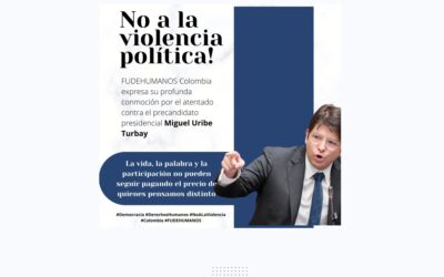 No a la violencia política en Colombia!